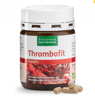 Viên nang chiết xuất cà chua Thrombofit Capsules- Tốt cho tim mạch, ngăn ngừa hình thành cục máu đông